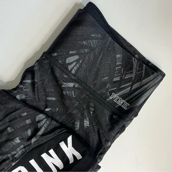 Victorias Secret Pink • Grey Black Mesh Ultimate Leggings - Picture 6 of 6